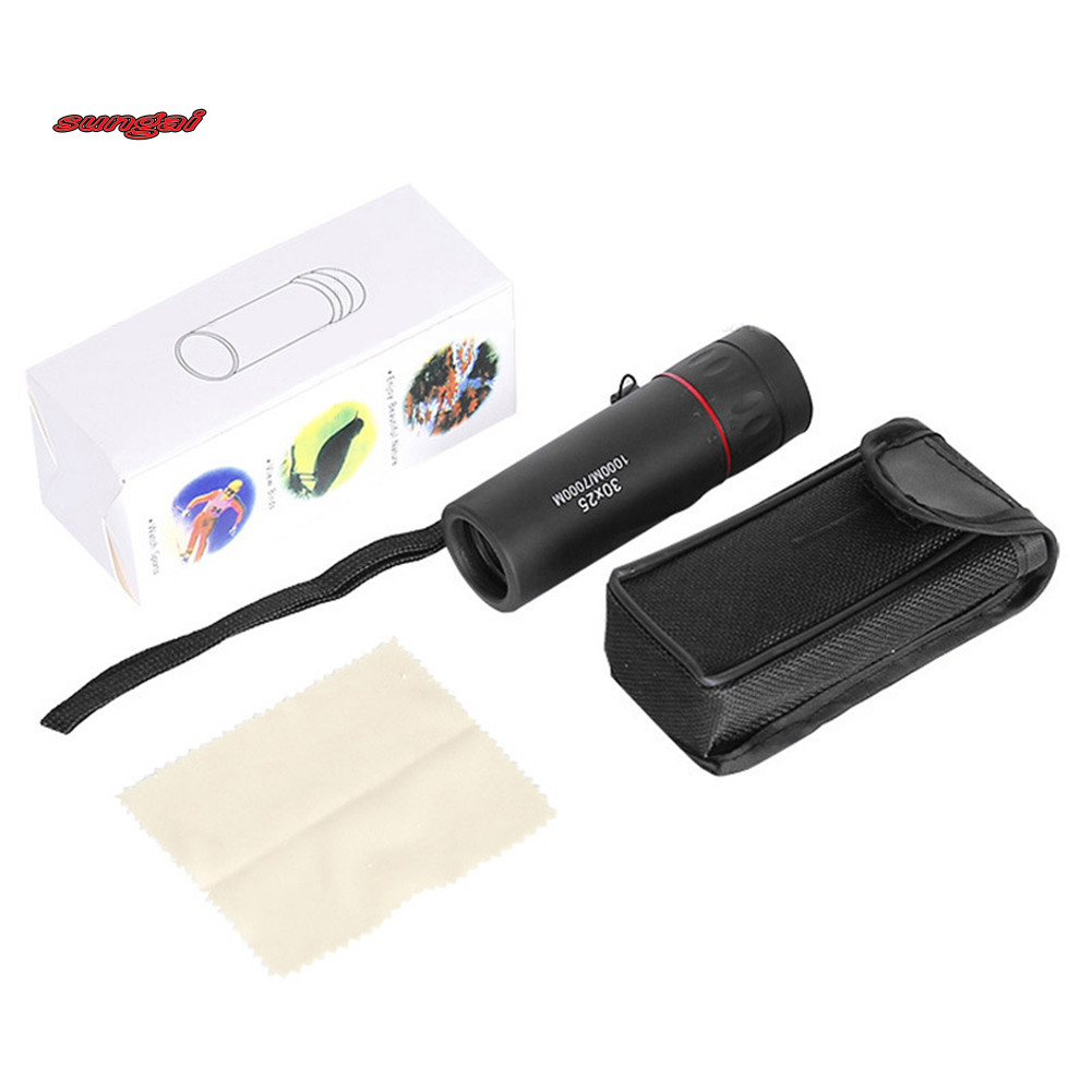 Sun _ 30x25 Mini Di Động Cắm Trại Ngoài Trời Đi Bộ Đường Dài Kính Thiên Văn Một Mắt Độ Rõ Cao | BigBuy360 - bigbuy360.vn