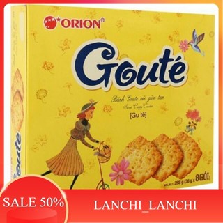 BÁNH QUY GOUTE HỘP 8 GÓI = 316.8g. date mới - Shop Thái Hà