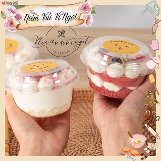 50 HỘP ~ Hộp Nhựa Tròn Đựng Tiramisu, Mousse, Pudding 240ml ~ XY581