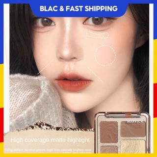 [COD]Bảng màu tạo khối bốn màu MAFFICK Sắc tố cao, lâu trôi, trang điểm mắt sáng, tự nhiên và tinh tế, dễ lem blackpink11