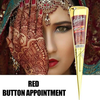 Golecha henna mới henna hình xăm dán đen nâu đỏ trắng henna nón ấn độ cho tạm thời diy hình xăm miếng dán thân sơn nón henne
