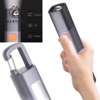 Đèn pin LED cầm tay Mini 800mAh Đèn pin LED siêu sáng để câu cá đi bộ đường dài ngoài trời