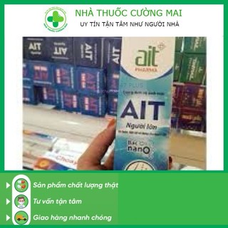 Xịt muối biển nano bạc kháng khuẩn thông mũi giảm viêm