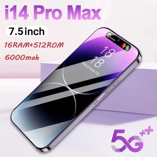  I14 Pro Max điện Thoại Thông Minh Bản Gốc 5G 7.5 Inch Chất Lượng Bộ Nhớ 16GB+512GB Pin 6000mAh Giá Cả Cạnh Tranh