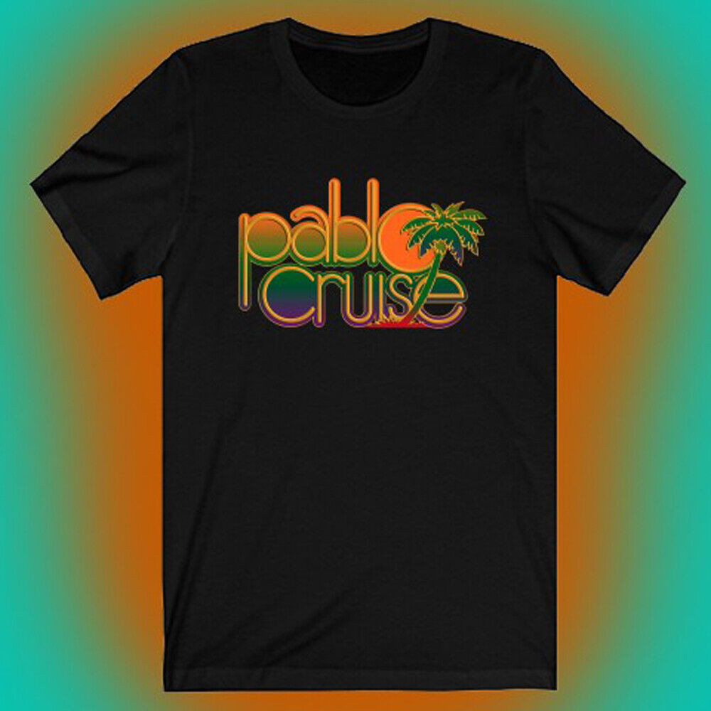 Áo thun nam màu đen Logo phim Pablo Cruise