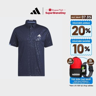 adidas Đánh gôn Áo Polo Dập Chìm AEROREADY Nam Màu xanh da trời HT6849