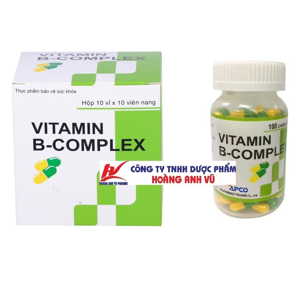 VITAMIN B - COMPLEX - VITAMIN B1-B6-B12 (100 VIÊN)