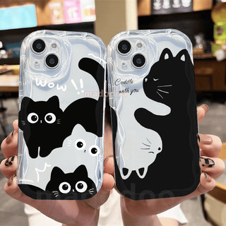 ốp lưng Cute Cat OPPO A3 Pro A60 A79 A38 A18 A78 A58 A77 5G A17 A17K A15 A15S A52 A31 A3S A5S A12 A1K A11K A16 A16K A16E A16S A57 2022 A95 A94 A93 A76 A74 A96 A55 A54 4G A12E A53 A33 A72 A92 A9 A5 A7 2020 F11 Couple Cream Edge Phone Case 1NY 115