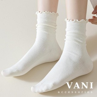 Tất Gân Tăm Cổ Bèo Nhún Dễ Thương - TAT00002