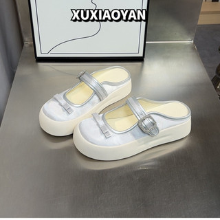 XUXIAOYAN dép sandal nữ giày sandal nữ dép đế cao Đáng yêu Tiện lợi Tinh tế Tự tin FDL2450ASE 19Z240511