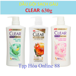 Dầu gội sạch gàu Clear Botanique chai 630g