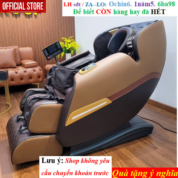 KM- Ghế massage toàn thân Okinawa OS-191 model 2023, 3D, điều khiển tiếng việt