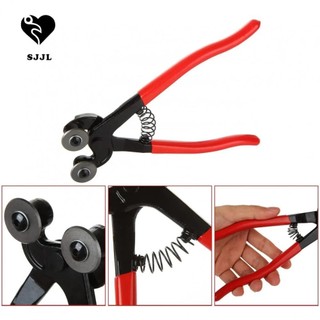Kìm gạch con lăn đôi, Tay cầm mềm Dụng cụ cắt kính chuyên nghiệp, Dụng cụ cầm tay Dụng cụ cầm tay Kìm cắt khảm nặng 8 Inch