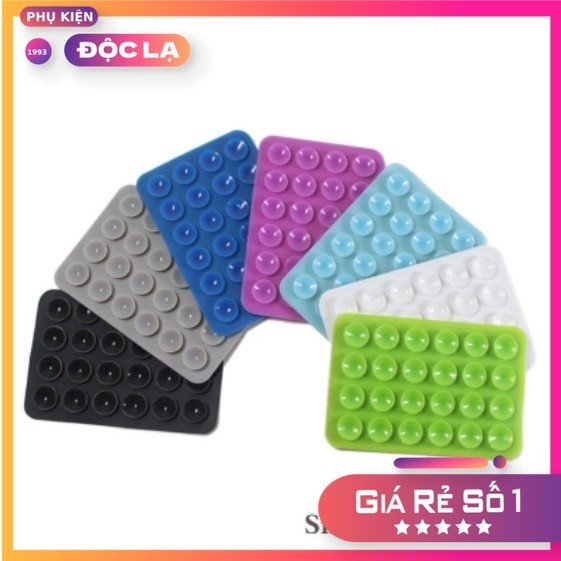 [ĐỌC MÔ TẢ] Bộ 24 Chân Hít Silicone Dùng Cho Điện Thoại, Đồ dùng cần dán tường - HÀNG XỊN ĐỦ MAÙX