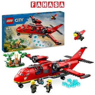 Đồ chơi lắp ráp mô hình máy bay cứu hỏa -fire rescue plane - lego city 60413