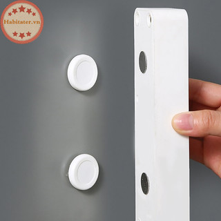 Tater 1 / 5 móc từ tính gắn tường nam châm mạnh móc cho tủ lạnh miếng dán điều khiển từ xa bảo quản nhà tổ chức móc vn