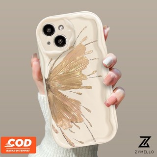 Tương thích cho IPhone 15 Pro Max IPhone 11 IPhone 14 Pro Max IPhone 13 Pro Max IPhone 12 Pro Max IPhone 7 Plus IPhone 8 Plus INS Vỏ điện thoại TPU chống sốc hình bướm gió