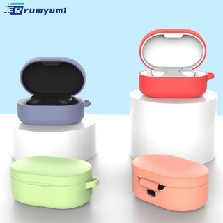 Còn hàng! Vỏ bảo vệ tai nghe silicon lỏng màu trơn bằng silicon cho Redmi Airdots