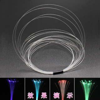 0.5mm ánh sáng hướng dẫn dải nhựa trong suốt sợi quang dây đèn led hạt ánh sáng hướng dẫn đuôi ánh sáng hướng dẫn dải diy vật liệu handmade