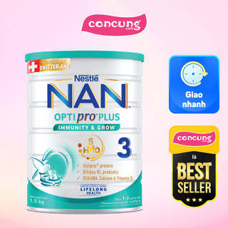 Sữa nan optipro plus 3 1.5kg, với 5hmo, công thức từ thụy sĩ
