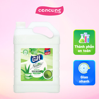 Nước rửa chén gift natural trà matcha & lô hội 3.8kg