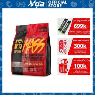 Bột tăng cân mutant - mass - hỗ trợ tăng cơ, nạp năng lượng, chính hãng