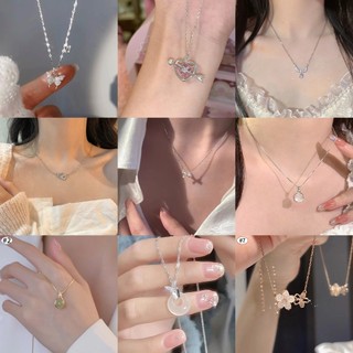 Vòng cổ Mặt Hình Bướm Đính Đá Sang Trọng Cho Nữ