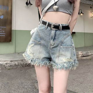 Quần short Denim lưng cao cổ điển dành cho nữ, Phong cách mùa hè mới, dáng rộng, thon gọn, quần ống rộng cho Hotties, quần nóng chữ A