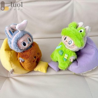 Phụ kiện búp bê LUOL, Quần áo búp bê Labubububudu bằng vải bền bỉ, Phụ kiện áo Hoodie nhiều màu Kawaii thời trang cho búp bê Labubupu 17cm