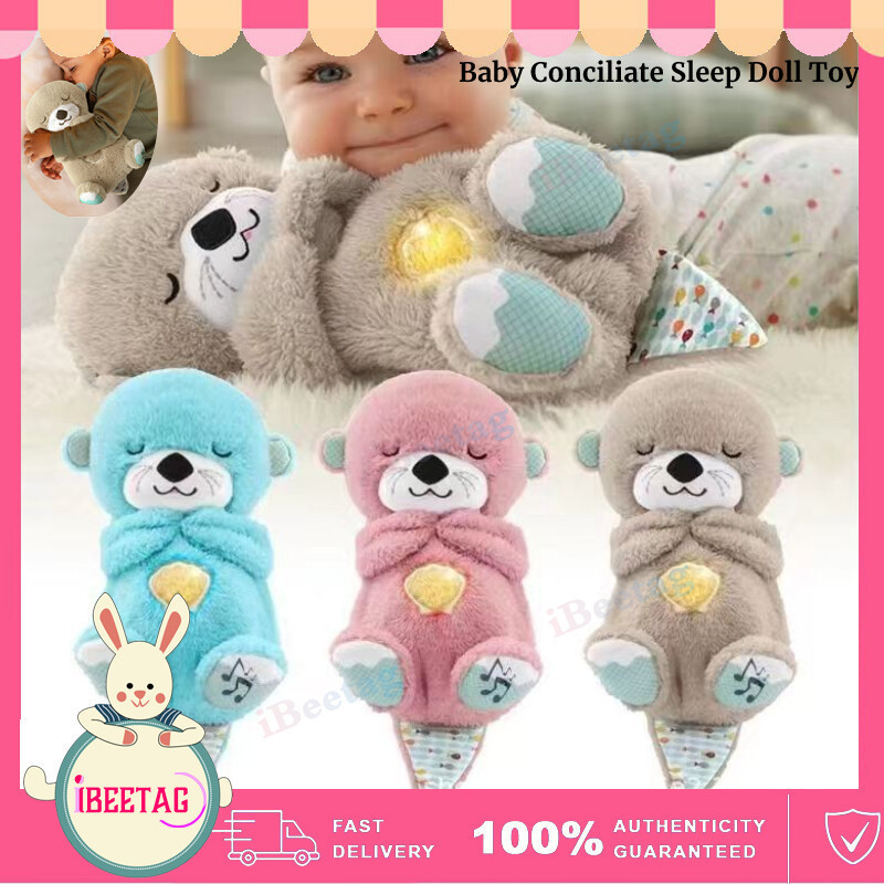 Ngủ Gấu Bông Cho Bé Nhấp Nháy Đồ Chơi Otter Thoáng Khí Sang Trọng Koala Âm Nhạc Otter Đồ Chơi Cudly 