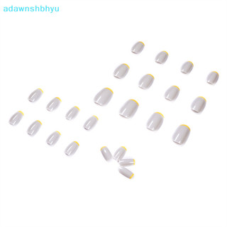Adawnshbhyu Vàng Pháp Xuyên Biên Giới Móng Tay Sản Phẩm Mặc Móng Tay Giả Miếng Dán Móng Tay Miếng Dán Móng Tay Giả VN