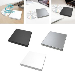 Ổ đĩa dvd bên ngoài usb 2.0 trọng lượng nhẹ di động dễ dàng lắp đặt im lặng slim cd rw cho cd rom ổ đĩa quang đầu dvd