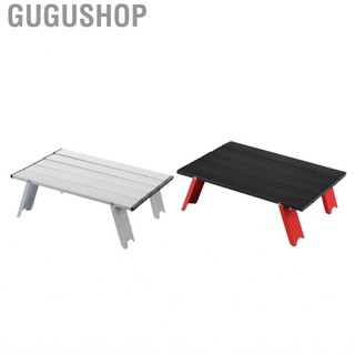 Gugushop Portable Camping Folding Table  Space Saving Small Stable Thickened Outdoor for Beach