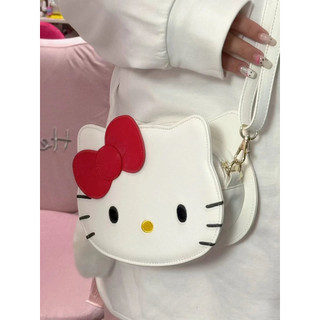 Túi nhỏ Hello kitty Túi xách nữ Túi ba chiều Túi chéo giá trị cao