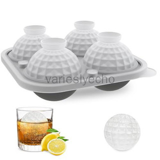  Khay đá viên Khay đá cho tủ đông có phễu Khuôn làm đá viên lớn dễ dàng tháo rời Khay đựng đá viên silicon có thể tái sử dụng Khay đá hình cầu tròn để pha cocktail đồ uống rượu whisky 