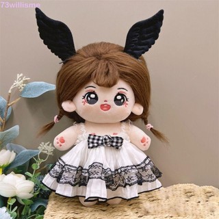 Willisme Búp Bê Gothic Đầm, Phụ Kiện Đồ Chơi Kuromi Quần Áo Búp Bê Cotton 20cm, Quần Áo Búp Bê Ngôi Sao Đầm Công Chúa Nhiều Màu Mini Búp Bê Gothic Trang Phục Đầm Trẻ Em Quà Tặng