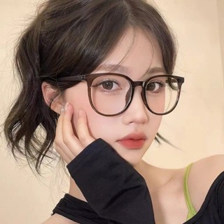 Ahellogirl Tối Giản Dễ Thương Phong Cách Đa Năng Lớn Khung Vuông Kính Mắt Dành Cho Nữ Bé Gái Thời Trang Ánh Sáng Xanh Chặn Ống Kính Kính Kính Hàng Ngày Đồ Trang Trí