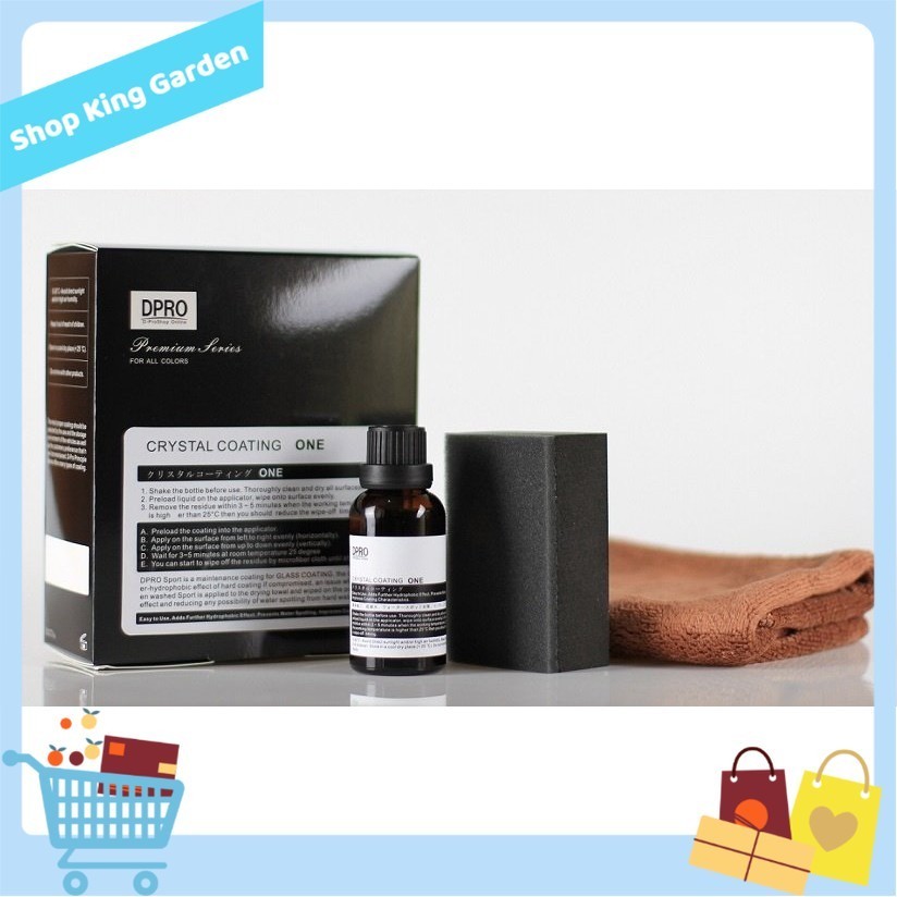 [HCM] - Dung dịch phủ bóng nano Dpro công nghệ Nhật Bản Premium Coating - King Garden