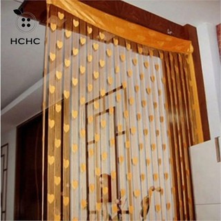  HCHC Rèm Cửa Dây Rèm Phòng Chia Màn Tình Yêu Trái Tim Dây Rèm Retro Thanh Lịch 1 * 2M Màu Trơn Tua Rua Rèm Trang Trí Nhà 