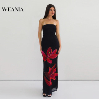 Weania In Off Vai Backless Ren Up Maxi Dress