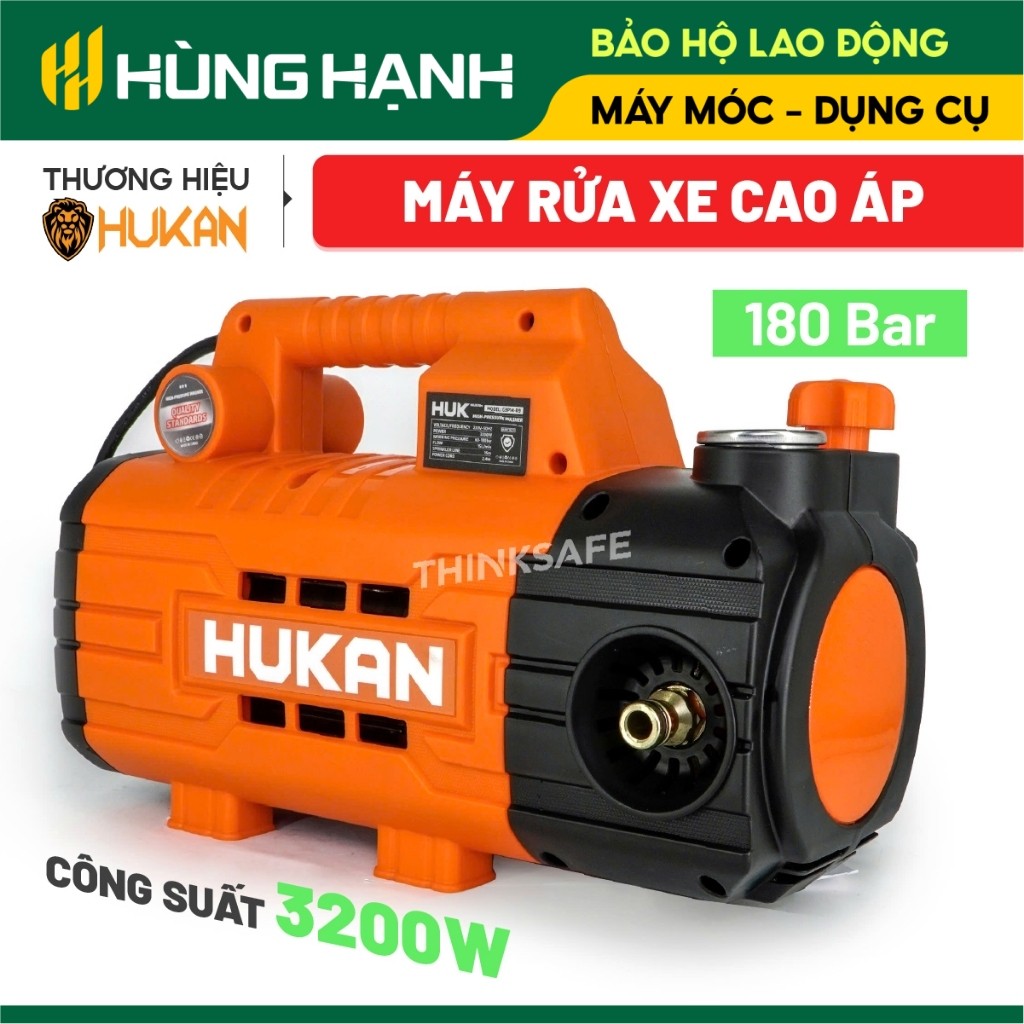 Máy rửa xe chỉnh áp HUKAN G2-R3/ G3P14-R9 công suất 2300-3200W, không chổi than, Áp lực 180Bar, Có r