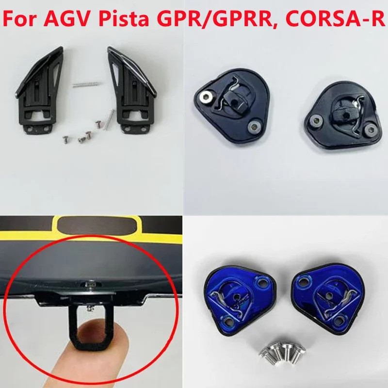 Cơ chế tấm che mũ bảo hiểm Khóa Visera cho AGV PISTA GPR, PISTA GPRR, CORSA R Viseira Capacete De Mo