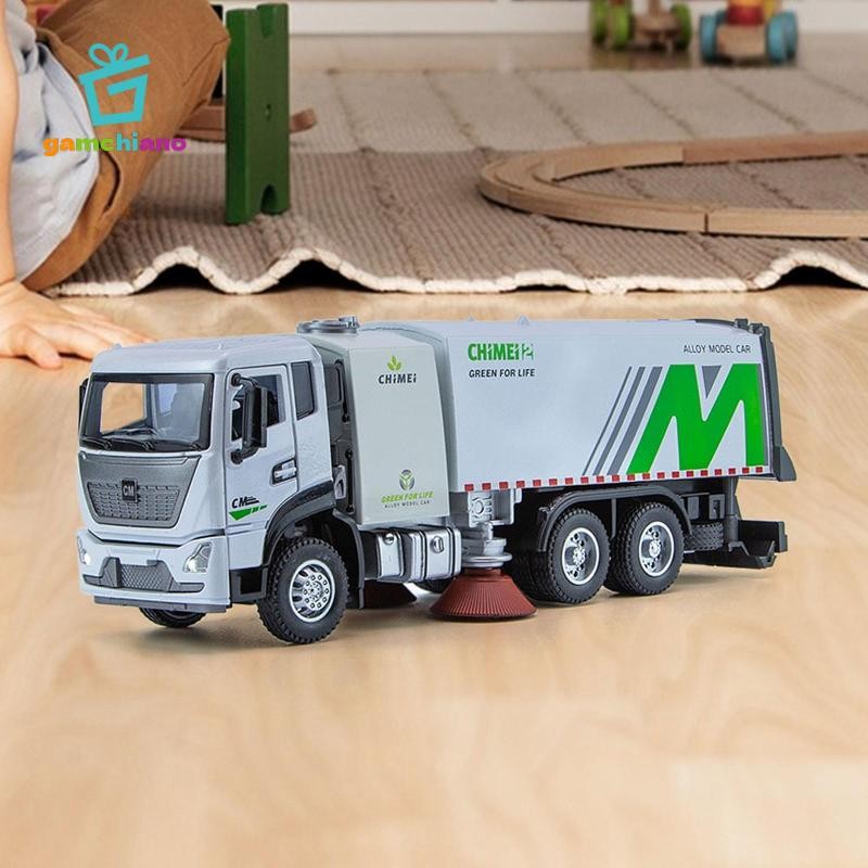 1 / 32 Rác Xe Tải Quét Xe Tải Mở Cửa Đồ Chơi Học Tập Xây Dựng Xe Tải Thùng Rác Xe Tải Đồ Chơi Trẻ Em