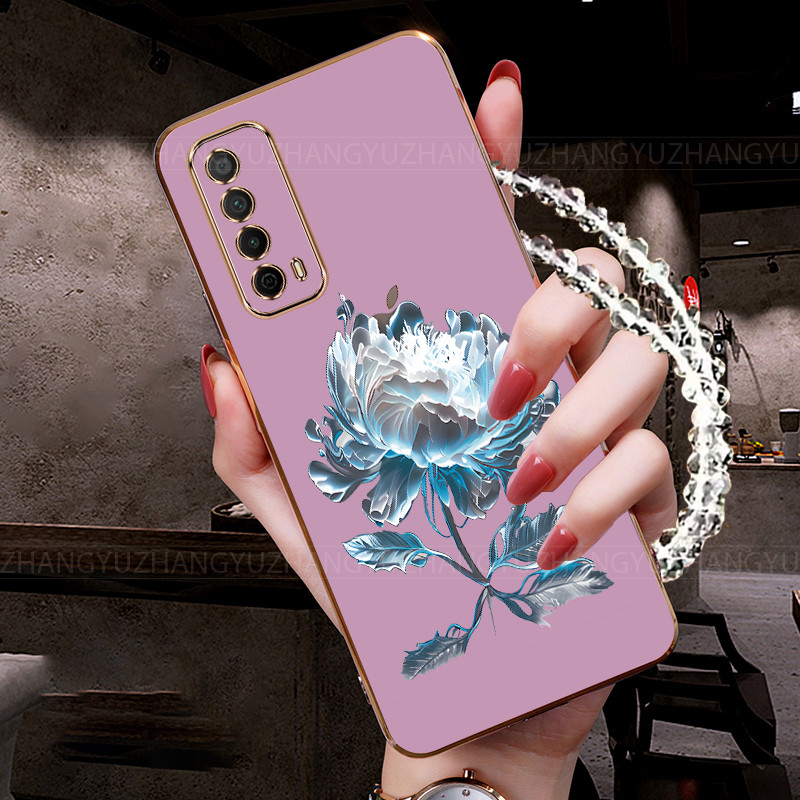 [Chống Sốc] Ốp Lưng Cho Huawei y7a Ốp Lưng Điện Thoại Huawei y7a 2025 Vòng Tay Họa Tiết Hoa Sen Mới 