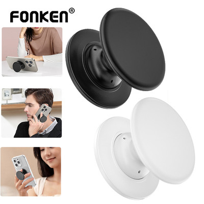 Fonken Đa Năng Từ Tính Giá Đỡ Điện Thoại Ổ Cắm 360 Có Vỏ Silicon Cho Mag-safe Grip Giá Đỡ Nhẫn