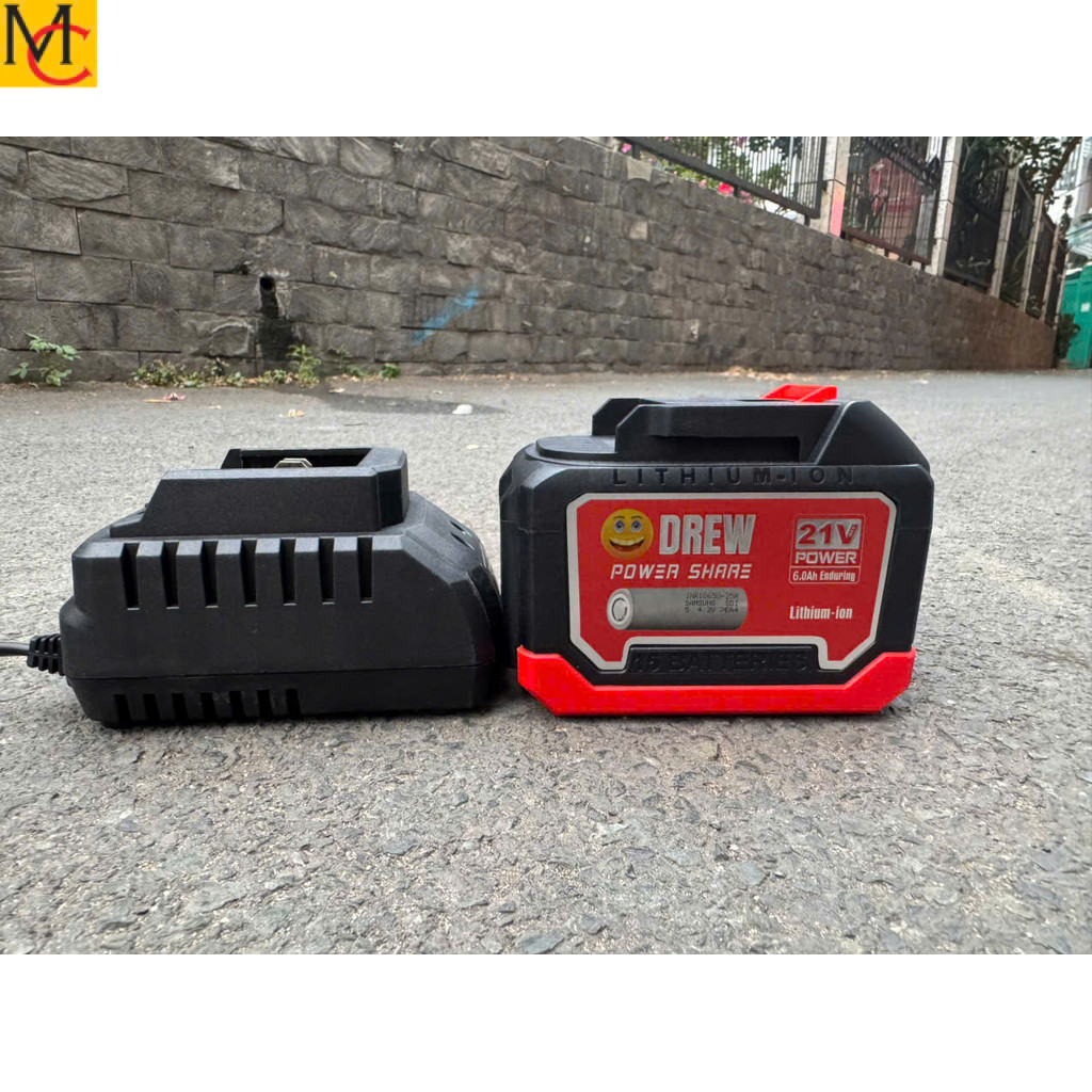 Pin 15 Cell  DREW CELL SAMSUNG  Plus ,Vỏ Nhựa Abs Chống Sốc Dùng,  có báo pin MC máy móc
