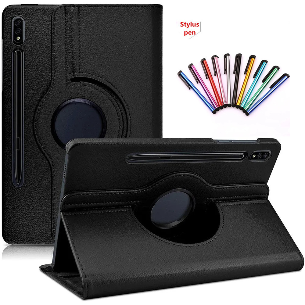Dành Cho Samsung Galaxy Tab S10 S9 FE 10.9 Inch S9 S11 Ốp Lưng 360° Ốp Lật Xoay Cho SM-X510 / X516 S