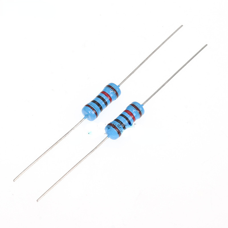 2w Kim Loại Phim Điện Trở 1% Năm Màu Vòng Kim Loại Phim Điện Trở 1 Ou 10 Ou 100 Ou 1K 100K 1M 2K 3K 