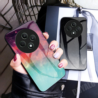 Ốp Lưng Cho OPPO Reno 12F 5G Ốp lưng Reno12 F 5G CPH2637 Vỏ Kính Cường Lực Mềm TPU Bảo Vệ Cạnh Cứng Chống Sốc Thời Trang Ốp Lưng