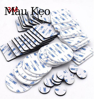 Set 10 cuộn băng keo hai mặt 3M màu trắng
